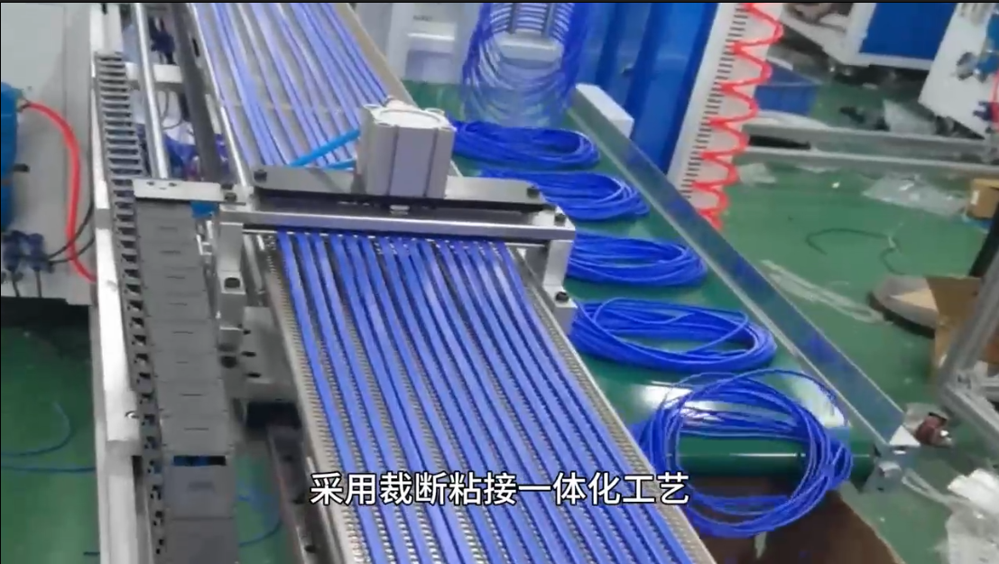 「視頻」全自動(dòng)硅膠密封圈裁斷粘接一體機(jī)，解放生產(chǎn)力！